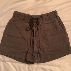 Army green shorts